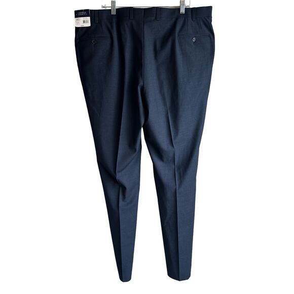 Daniel Cremieux Tobin Modern Fit Travel Smart Dress Pants Blue 44 - Picture 6 of 13